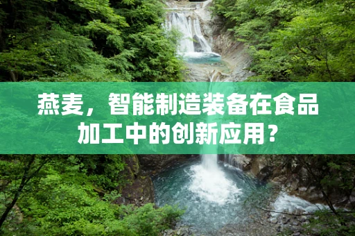 燕麦，智能制造装备在食品加工中的创新应用？