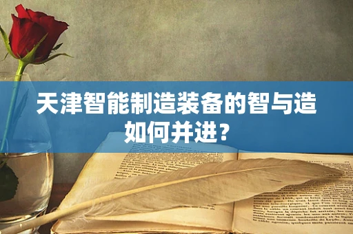 天津智能制造装备的智与造如何并进？