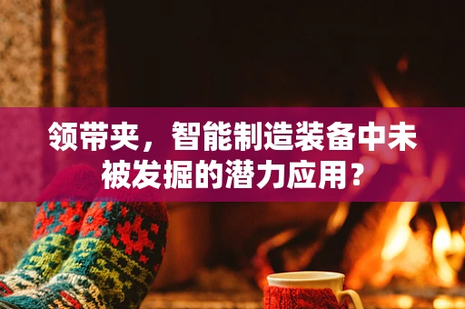 领带夹，智能制造装备中未被发掘的潜力应用？