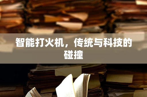 智能打火机，传统与科技的碰撞