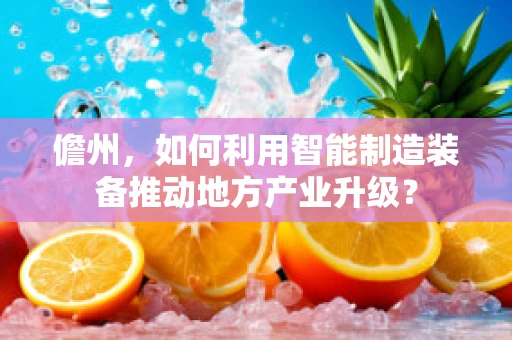 儋州，如何利用智能制造装备推动地方产业升级？