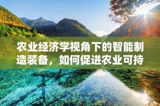 农业经济学视角下的智能制造装备，如何促进农业可持续发展？