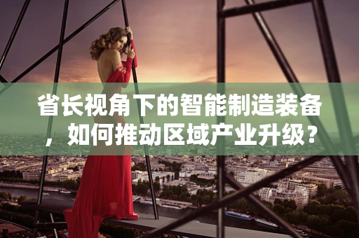 省长视角下的智能制造装备，如何推动区域产业升级？