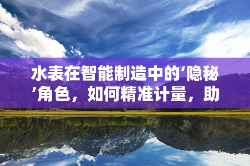 水表在智能制造中的‘隐秘’角色，如何精准计量，助力智慧水务？