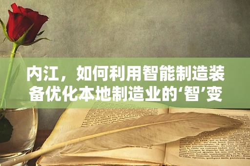 内江，如何利用智能制造装备优化本地制造业的‘智’变之路？