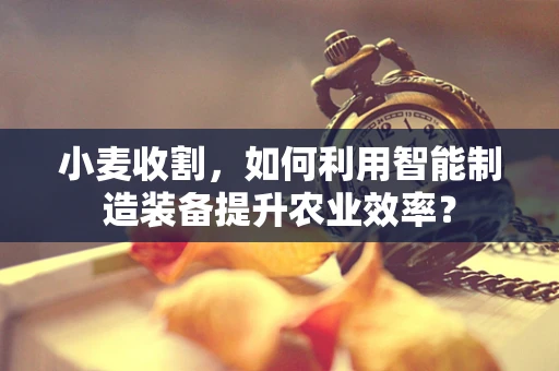小麦收割，如何利用智能制造装备提升农业效率？