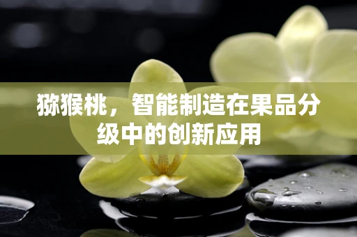 猕猴桃，智能制造在果品分级中的创新应用