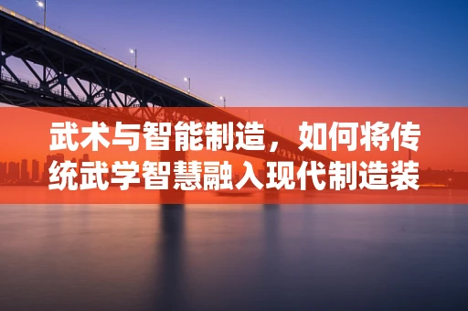 武术与智能制造，如何将传统武学智慧融入现代制造装备？