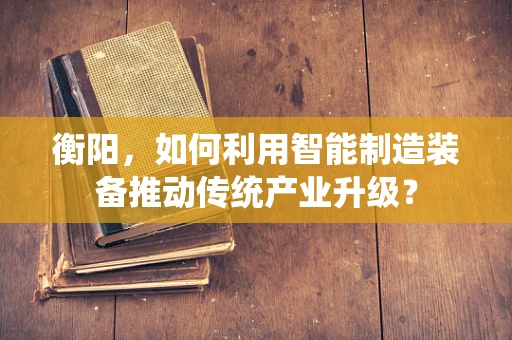 衡阳，如何利用智能制造装备推动传统产业升级？