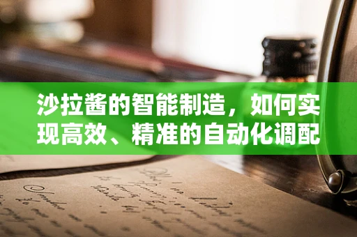 沙拉酱的智能制造，如何实现高效、精准的自动化调配？