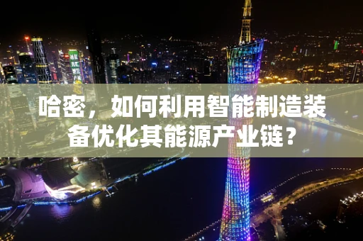 哈密，如何利用智能制造装备优化其能源产业链？