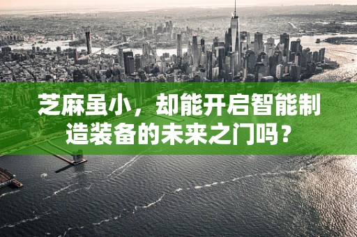 芝麻虽小，却能开启智能制造装备的未来之门吗？