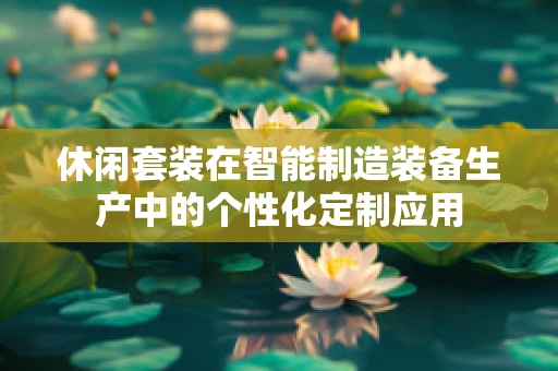 休闲套装在智能制造装备生产中的个性化定制应用