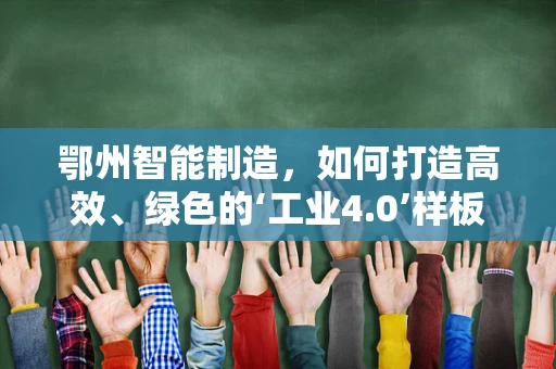 鄂州智能制造，如何打造高效、绿色的‘工业4.0’样板区？