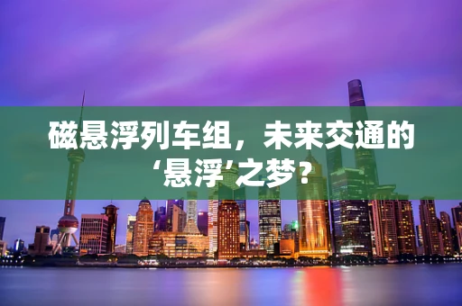 磁悬浮列车组，未来交通的‘悬浮’之梦？