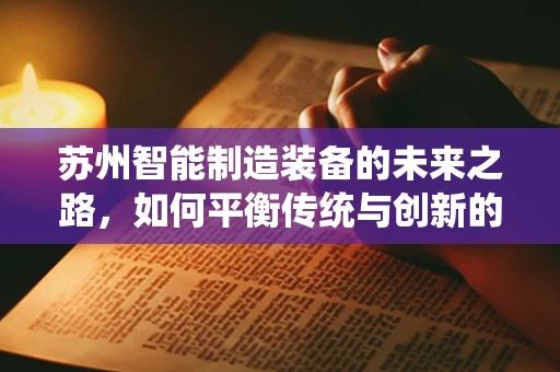 苏州智能制造装备的未来之路，如何平衡传统与创新的融合？
