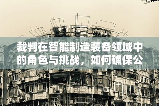 裁判在智能制造装备领域中的角色与挑战，如何确保公正与高效？