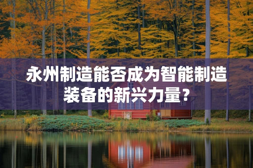永州制造能否成为智能制造装备的新兴力量？