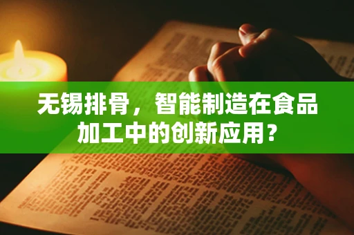 无锡排骨，智能制造在食品加工中的创新应用？