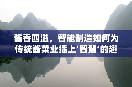 酱香四溢，智能制造如何为传统酱菜业插上‘智慧’的翅膀？