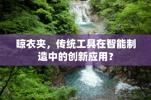 晾衣夹，传统工具在智能制造中的创新应用？
