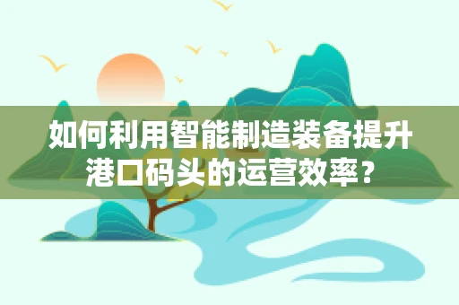 如何利用智能制造装备提升港口码头的运营效率？
