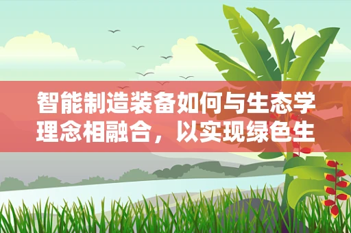 智能制造装备如何与生态学理念相融合，以实现绿色生产？