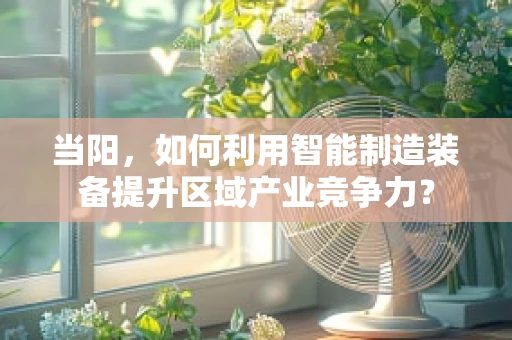 当阳，如何利用智能制造装备提升区域产业竞争力？