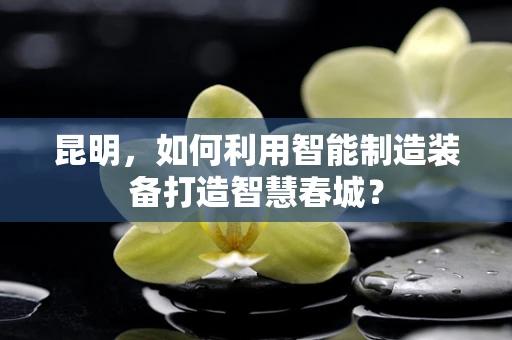 昆明，如何利用智能制造装备打造智慧春城？