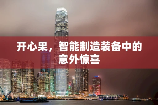 开心果，智能制造装备中的意外惊喜