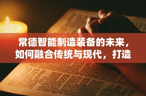 常德智能制造装备的未来，如何融合传统与现代，打造产业升级新引擎？