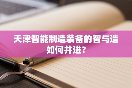 天津智能制造装备的智与造如何并进？