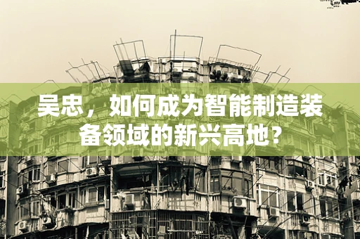吴忠，如何成为智能制造装备领域的新兴高地？