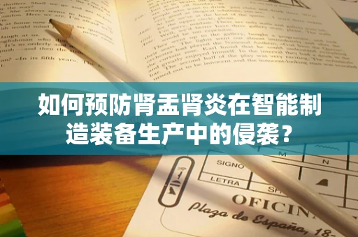 如何预防肾盂肾炎在智能制造装备生产中的侵袭？