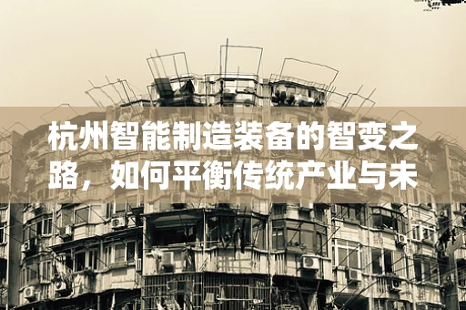 杭州智能制造装备的智变之路，如何平衡传统产业与未来科技？