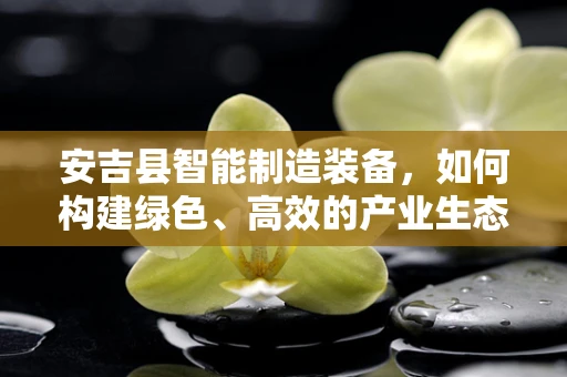 安吉县智能制造装备，如何构建绿色、高效的产业生态？