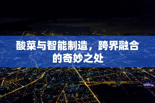 酸菜与智能制造，跨界融合的奇妙之处