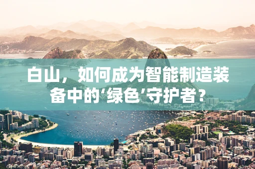 白山，如何成为智能制造装备中的‘绿色’守护者？