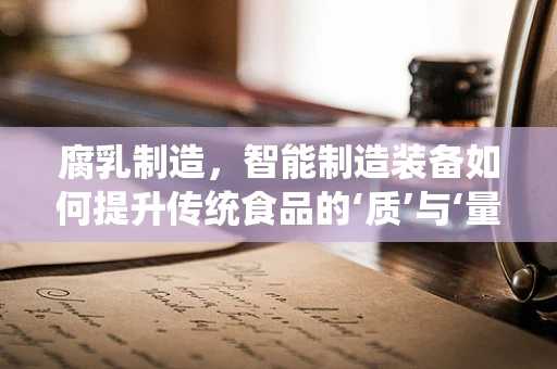 腐乳制造，智能制造装备如何提升传统食品的‘质’与‘量’？