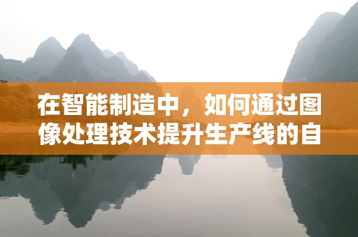 在智能制造中，如何通过图像处理技术提升生产线的自动化与智能化水平？