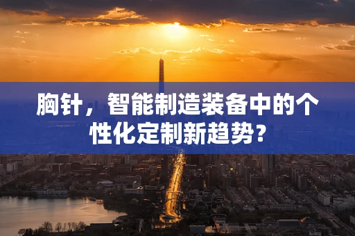 胸针，智能制造装备中的个性化定制新趋势？