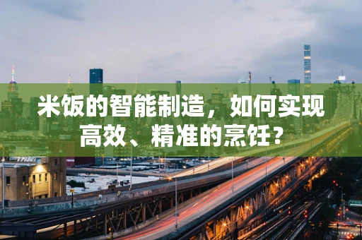 米饭的智能制造，如何实现高效、精准的烹饪？