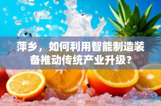 萍乡，如何利用智能制造装备推动传统产业升级？