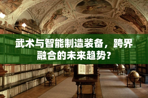 武术与智能制造装备，跨界融合的未来趋势？