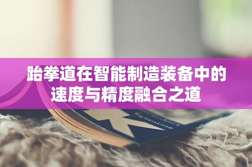 跆拳道在智能制造装备中的速度与精度融合之道