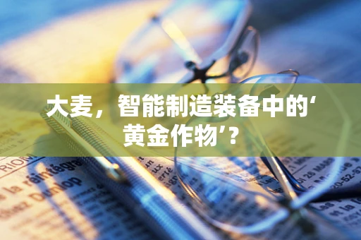大麦，智能制造装备中的‘黄金作物’？