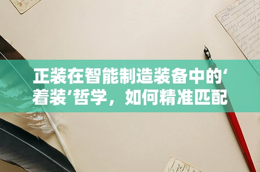 正装在智能制造装备中的‘着装’哲学，如何精准匹配与优化？