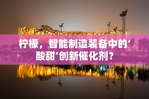 柠檬，智能制造装备中的‘酸甜’创新催化剂？