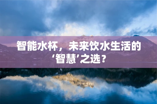 智能水杯，未来饮水生活的‘智慧’之选？