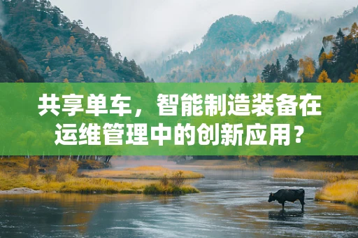 共享单车，智能制造装备在运维管理中的创新应用？